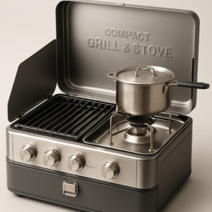 Compact Grill & Stove Combo